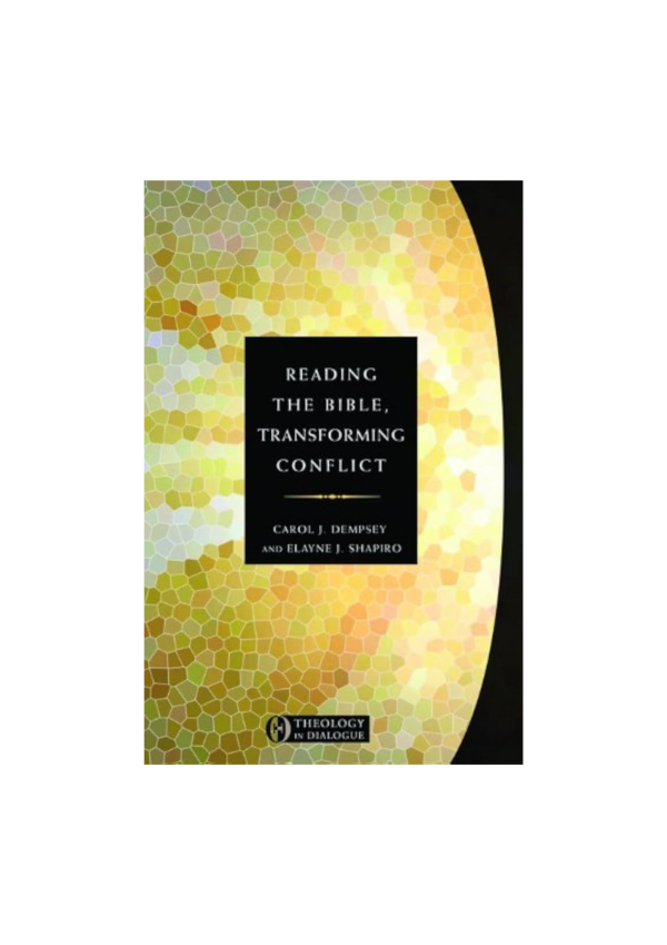 Reading the Bible, Transforming Conflict (131752)