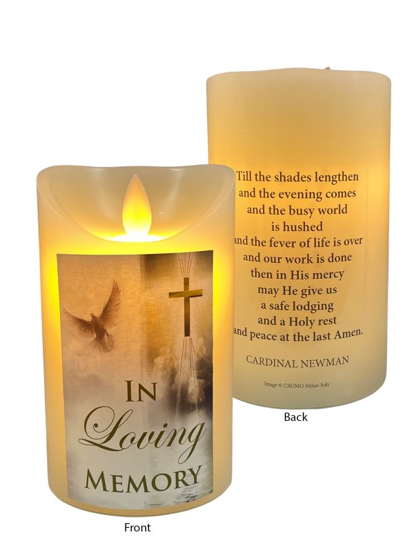 LED Wax Candle - In Loving Memory (141903)