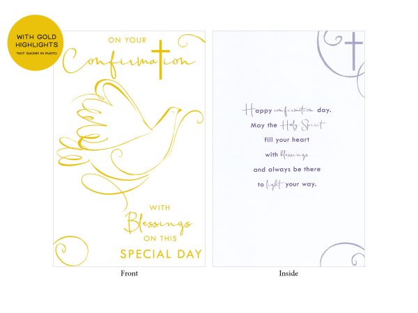 Confirmation greeting card (143821)