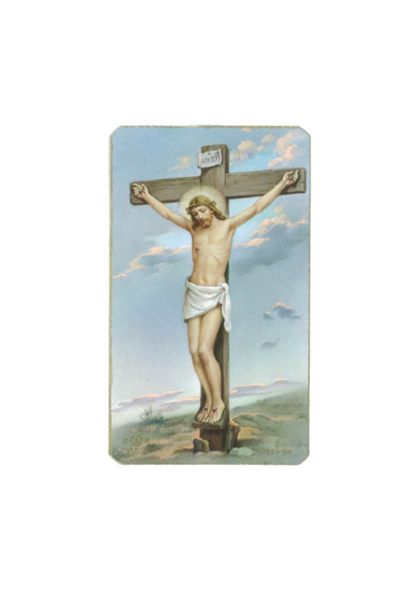 Crucifixion Holy Card (127148)