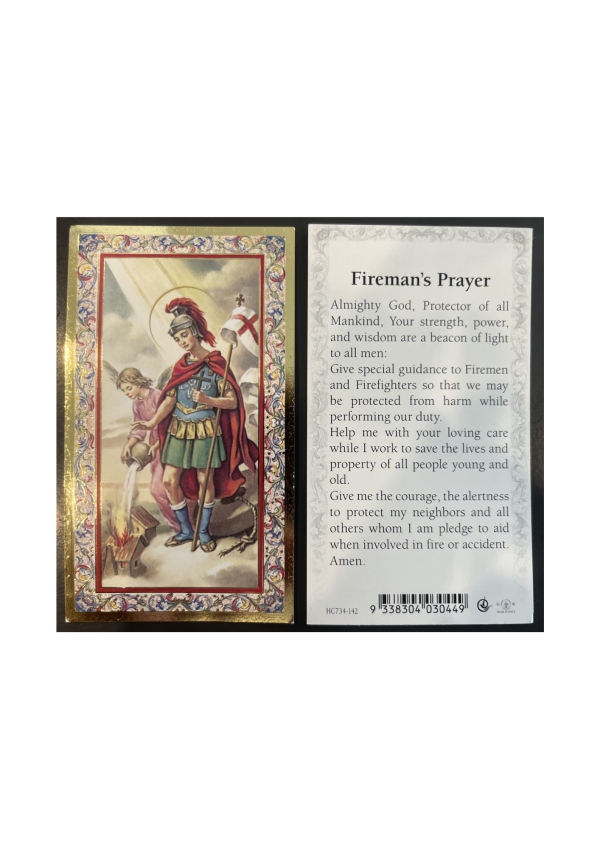 Fireman's Prayer Holy Card (127148)
