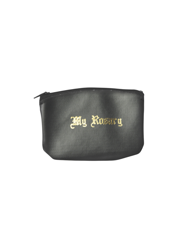 Rosary Black Zip Purse (133903)