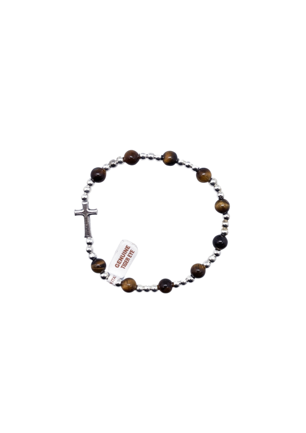 Tigers Eye Rosary Bracelet (142068)