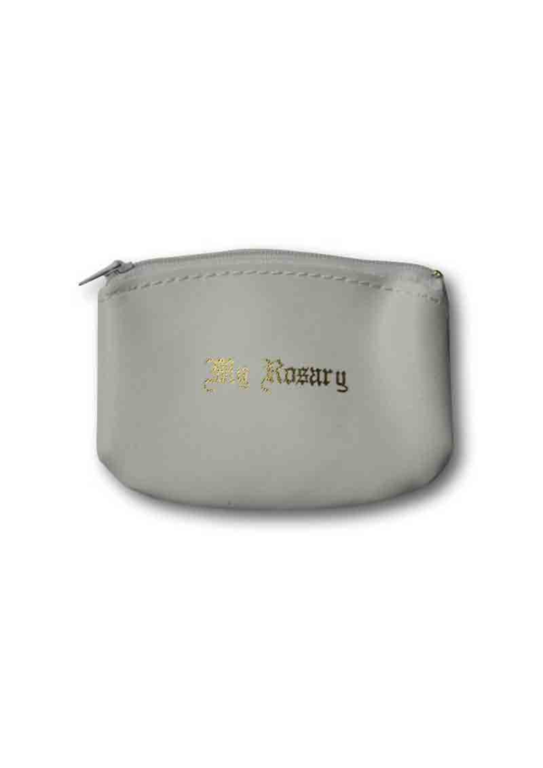 Rosary White Zip Purse (135078)