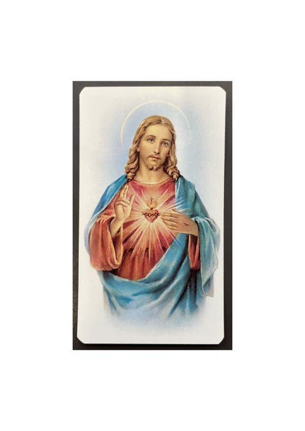 Sacred Heart of Jesus Holy Card (127148)