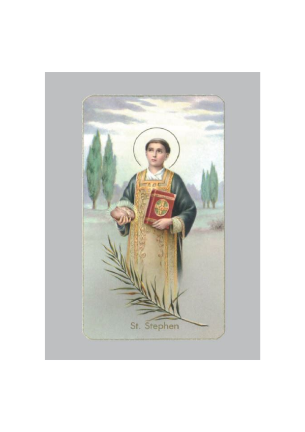 St. Stephen Holy Card (127148)