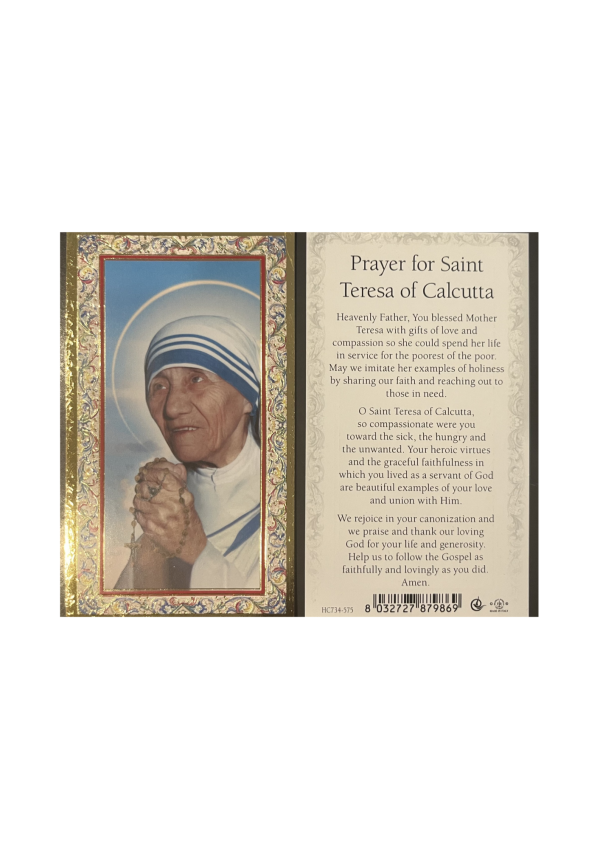 Mother Teresa Holy Card (127148)