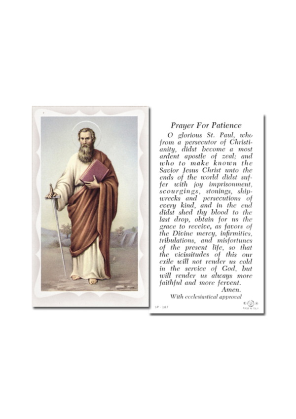Prayer for Patience, St. Paul (B, 127148)