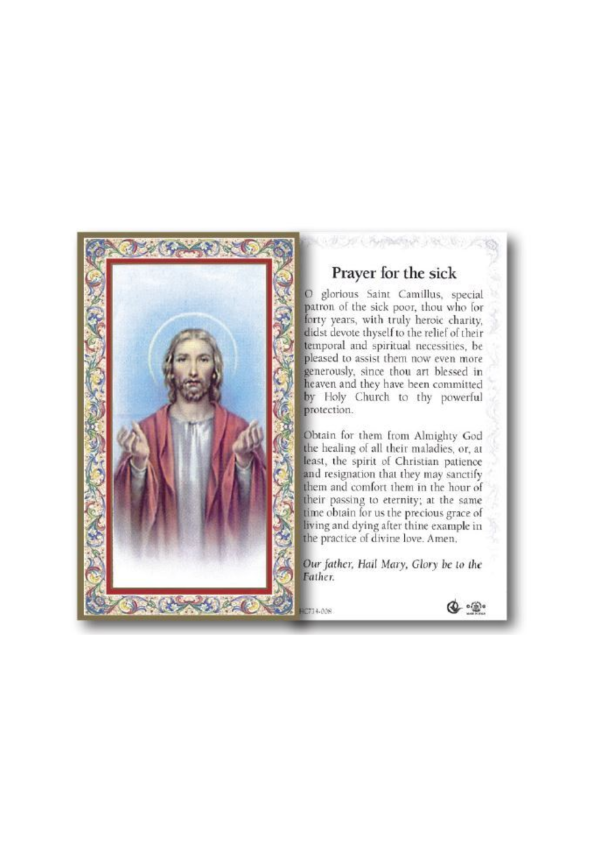 Prayer for the Sick Holy Card (127148)