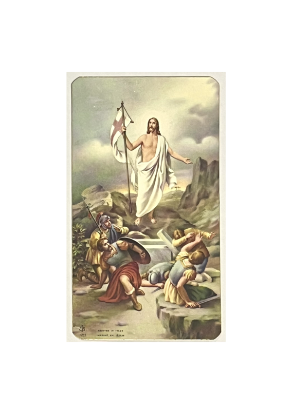 'The Resurrection' Holy Card (A, 127148)