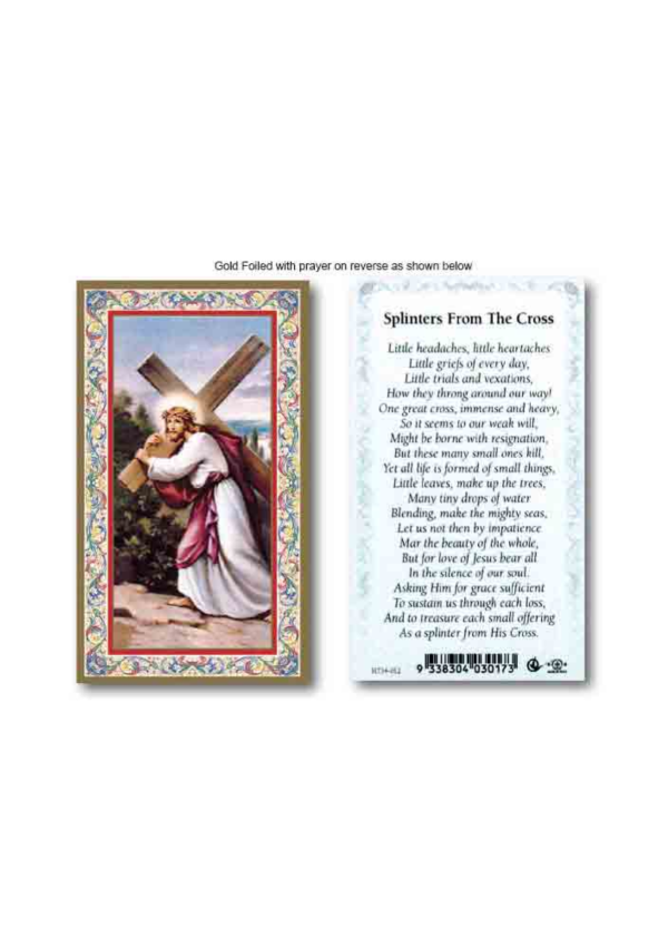 'Splinters from the Cross' Holy Card (127148)