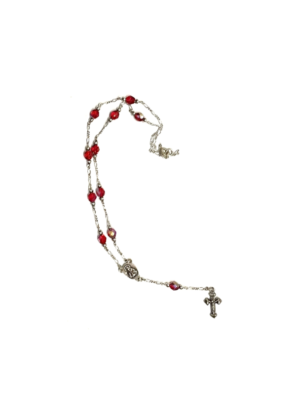 Red Rosary/Necklace (130117)