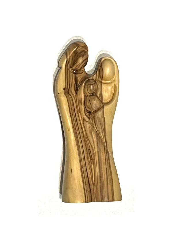 12cm Olive Wood Holy Family Statue (142796)