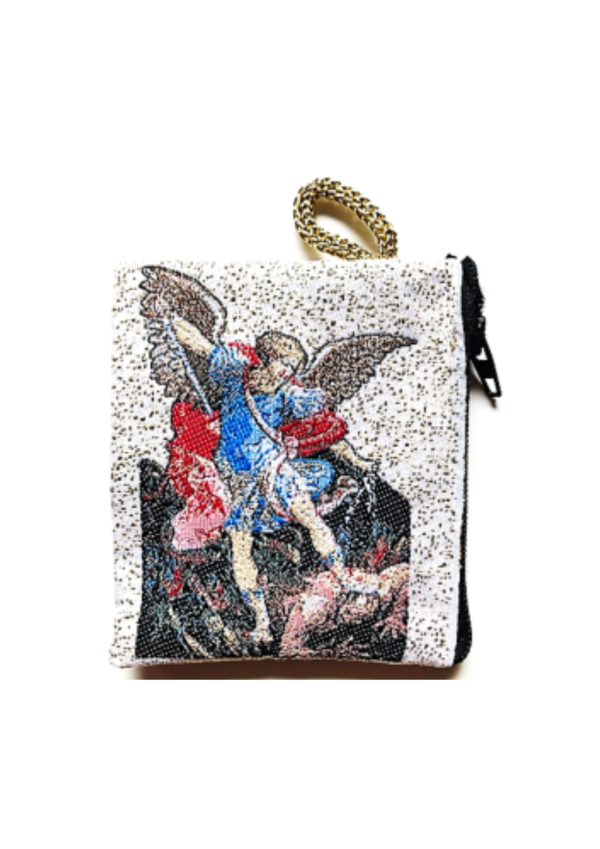 Woven St. Michael Rosary Purse (143214)