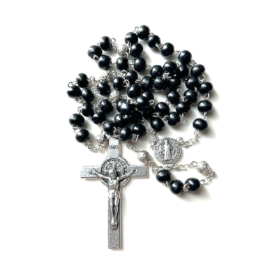 St. Benedict Rosary Black (143796)