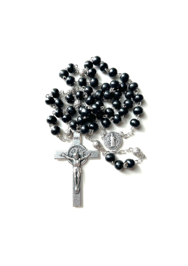 St. Benedict Rosary Black (143796)