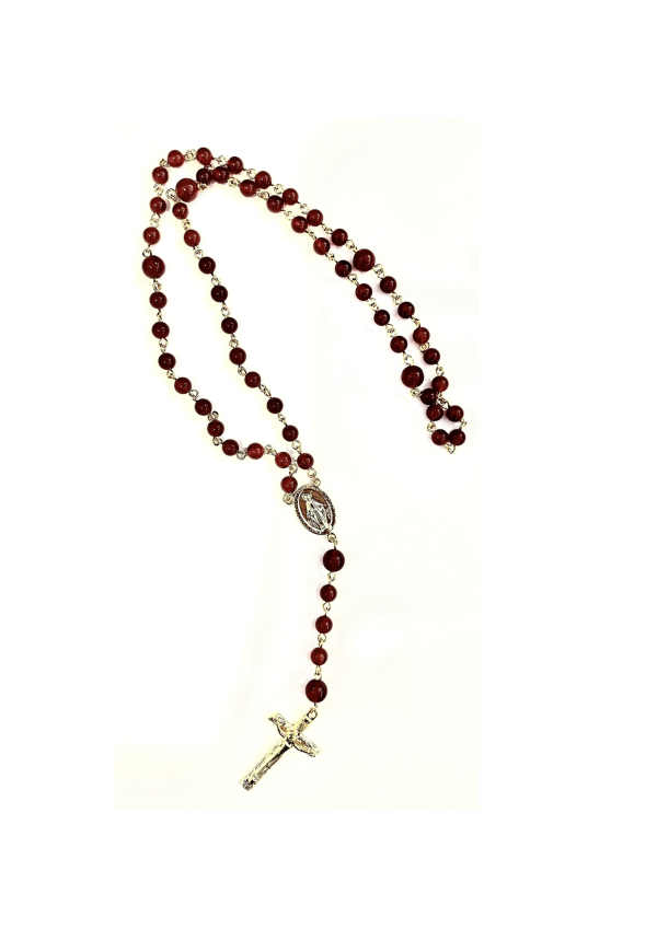Carnelian Rosary (135826)