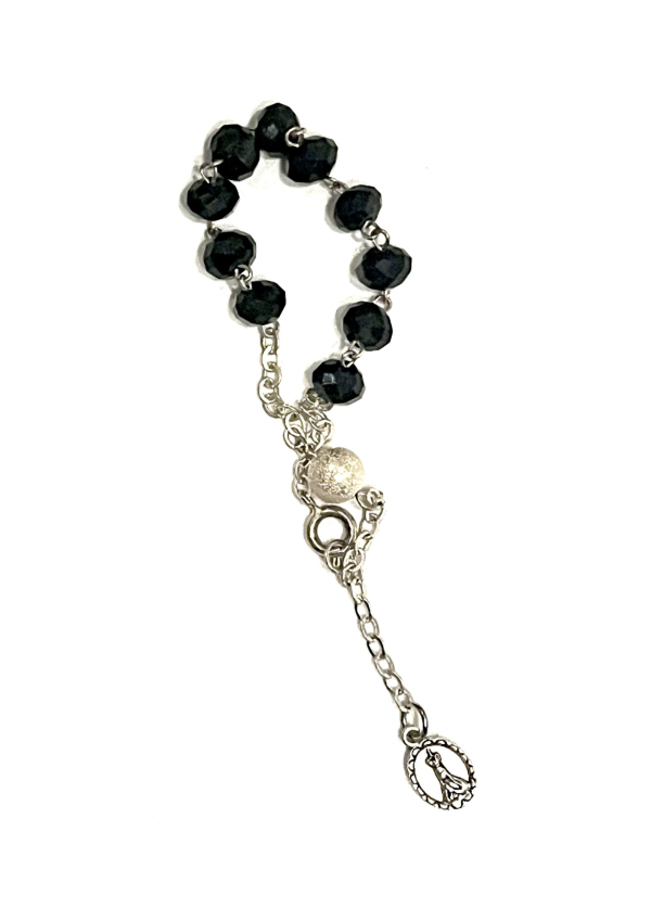 Black Rosary Bracelet (A, 138365)