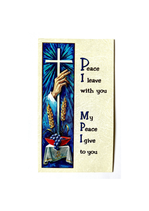 'Peace I Leave with You' Holy Card (127148)