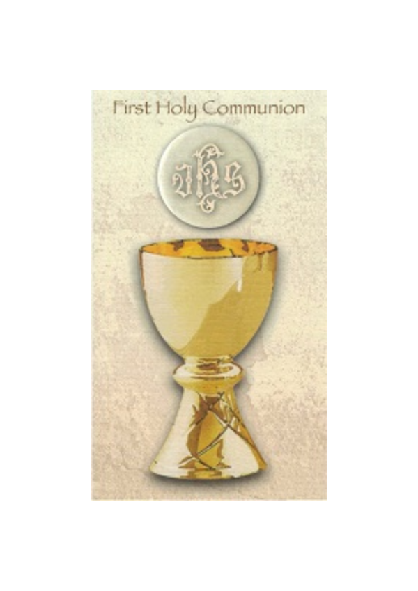 'First Holy Communion' Holy Card (127148)