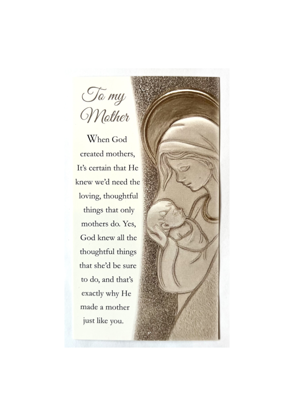 'To My Mother' Holy Card (127148)