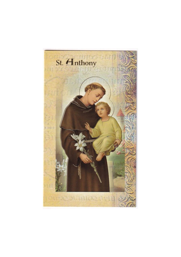 St. Anthony Biography and Prayer Card (132109)