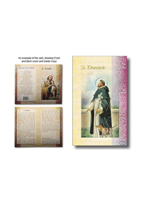St. Dominic Biography and Prayer Card (139825)