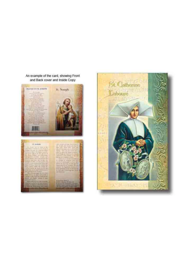 St. Catherine Laboure Biography and Prayer Card (132128)