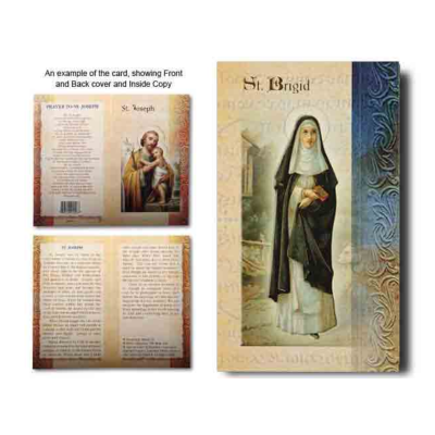 St. Brigid Biography and Prayer Card (132123)