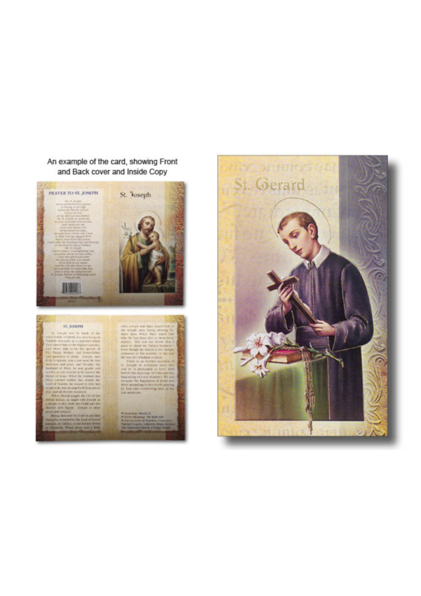 St. Gerard Biography and Prayer Card (139541)