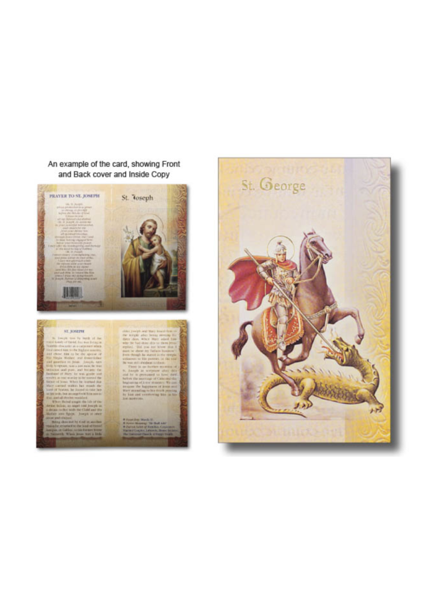 St. George Biography and Prayer Card (132144)