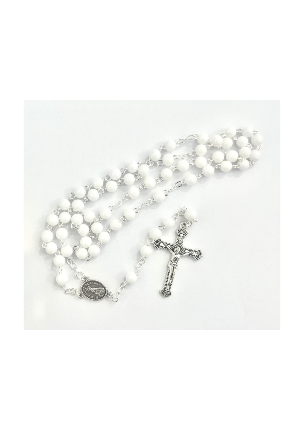 Rosary Budget White (130164)