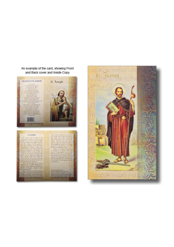 St. James Biography and Prayer Card (137530)