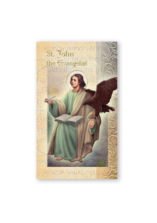 St. John the Evangelist Biography and Prayer Card (132154)